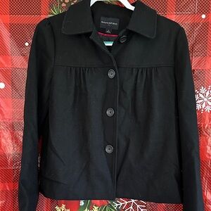 Banana Republic Women's Wool blend Black Blazer